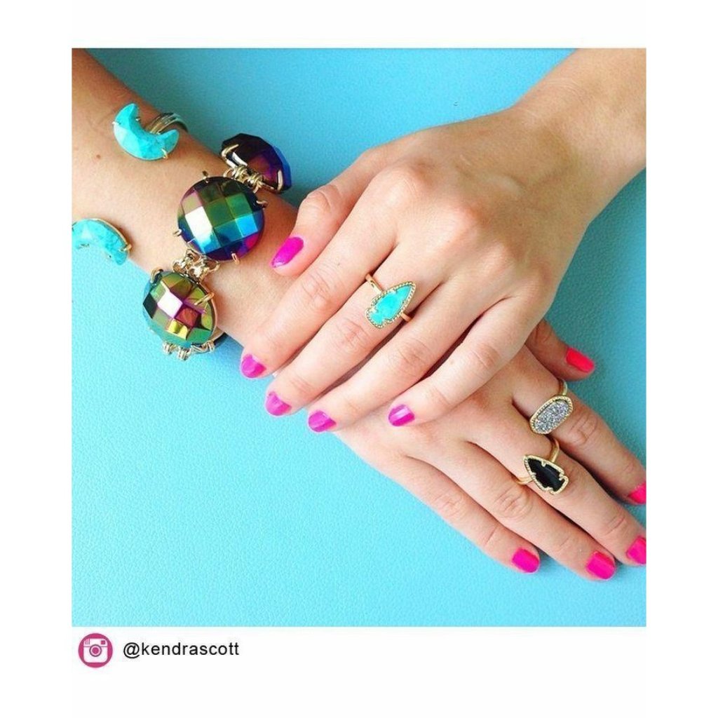 Kendra Scott Iridescent Black Cassie Bracelet